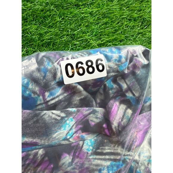 BCBGeneration Womens Maxi Skirt Sz 4 Purple Abstract Print Lined Long Boho Flowy - Picture 9 of 9